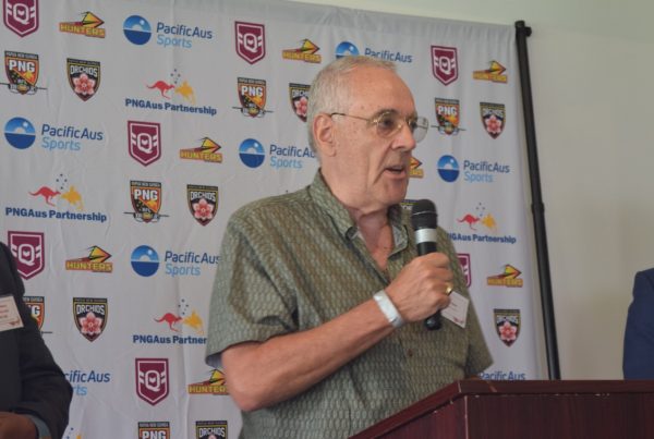 SP PNG Hunters Chairman Mr Stan Joyce CSM
